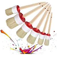 Mengger Cepillo de Pintura Cera Madera Set Surtido Tamaño Pinceles para Paredes Recortar Pincel Profesional Cepillo de…